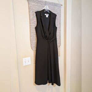 DKNY Elegant Black Maxi Dress NWOT